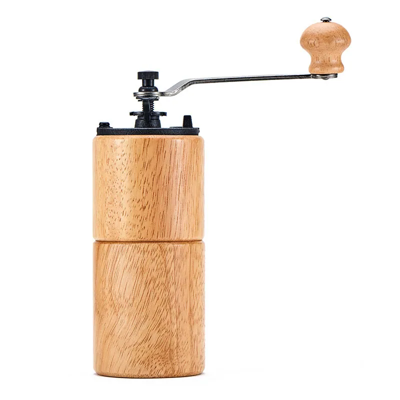 Conical Burr Wooden Coffee Grinder